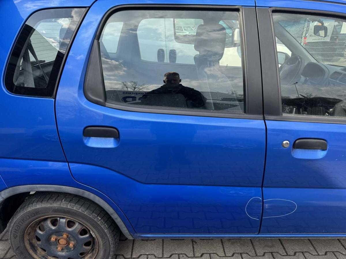 Suzuki Ignis FH original T&uuml;r hinten rechts Z2J Cyprus Blue Rohbau Bj.2003